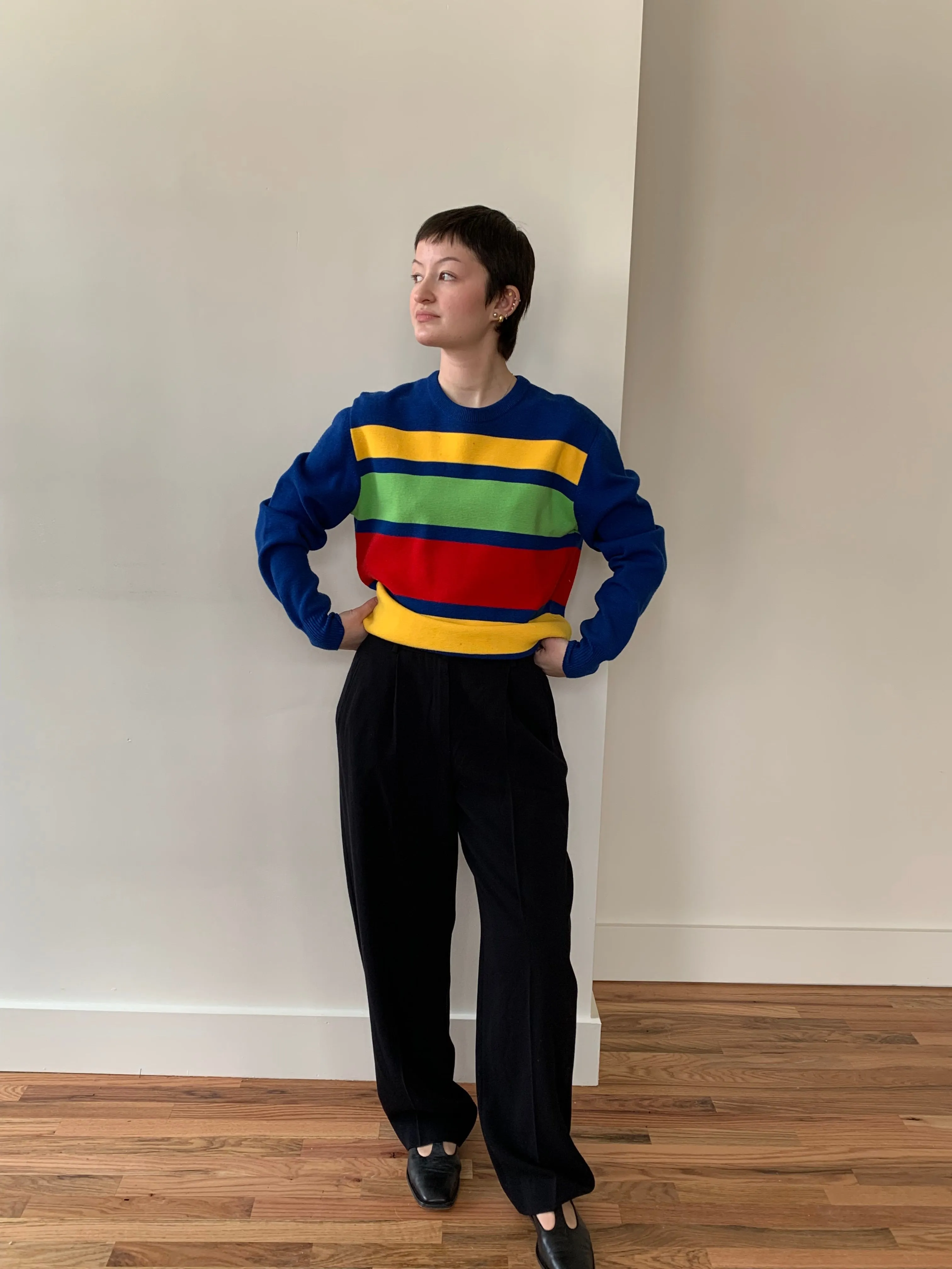 1970s Peter Frank striped sweater
