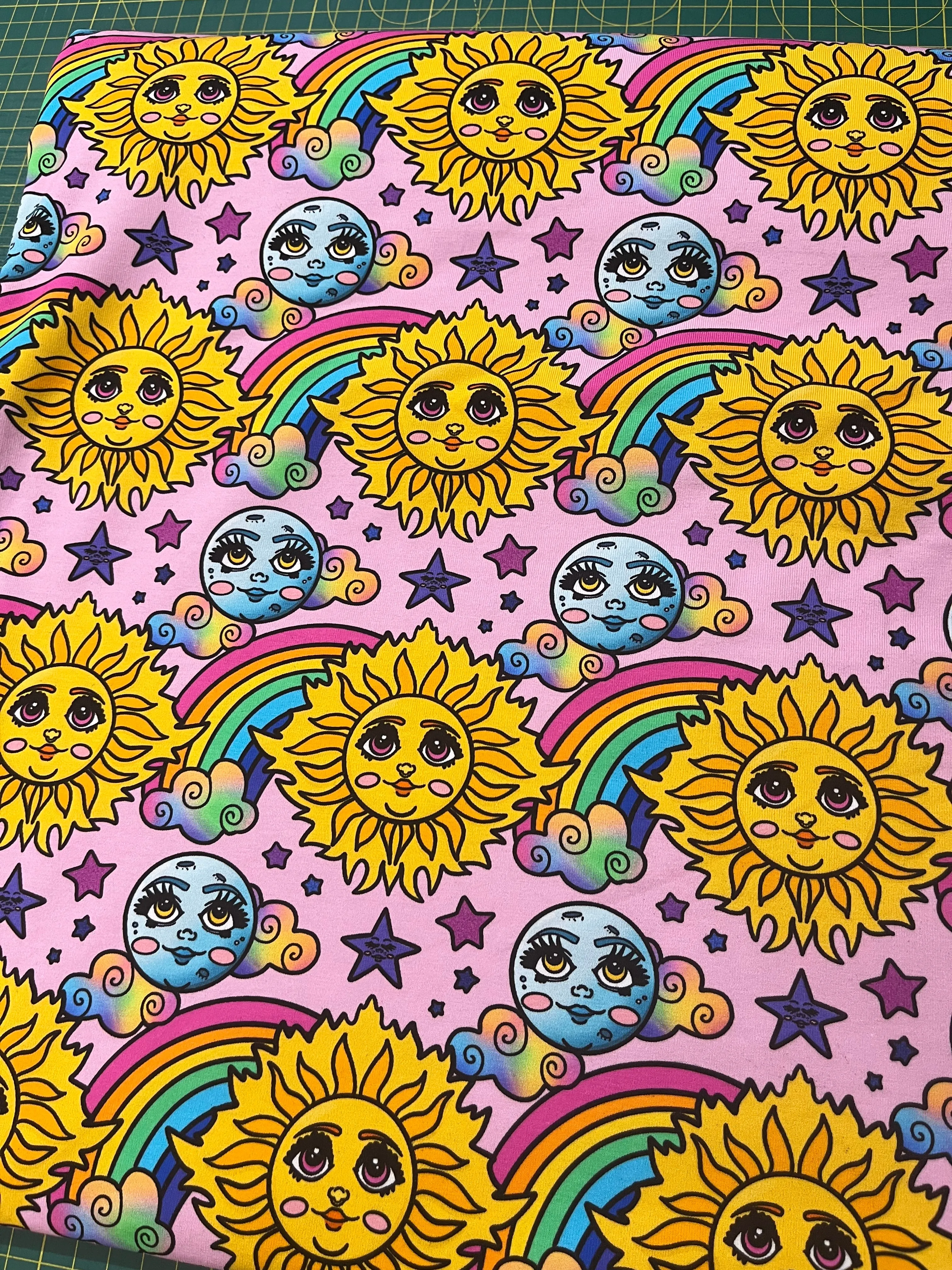 1m Retro Sun Cotton Lycra