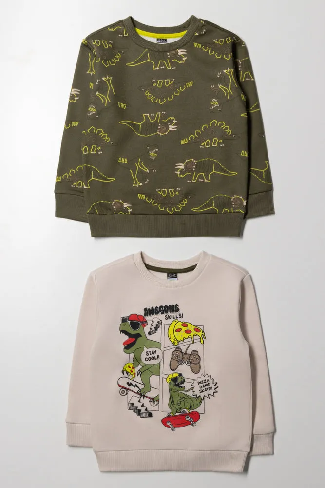 2 Pack Tracktops Natural & Green