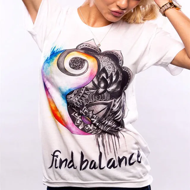 2018 Summer Leisure T Shirt Tops Cute Donuts Print Women's Tshirt Fashion Sexy O-neck Women T-shirts