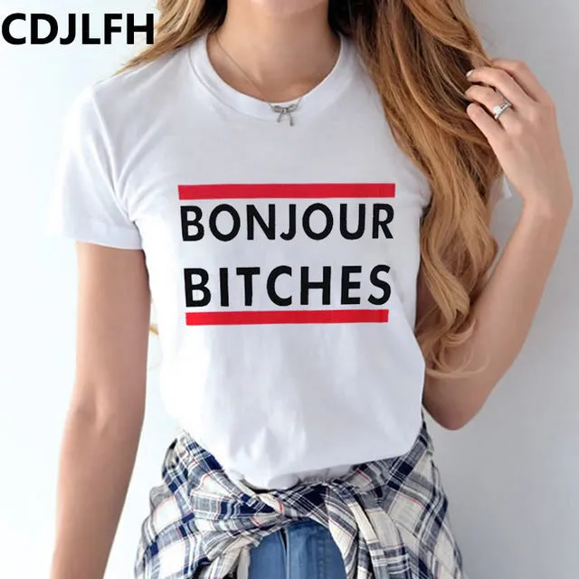 2018 Summer Leisure T Shirt Tops Cute Donuts Print Women's Tshirt Fashion Sexy O-neck Women T-shirts