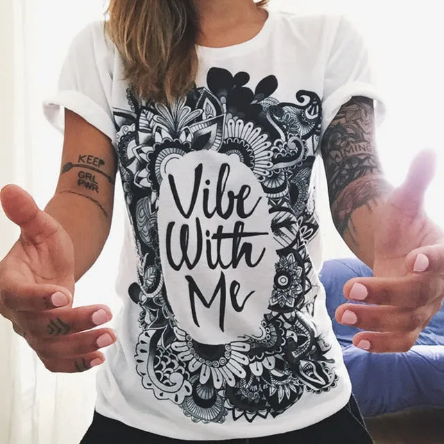 2018 Summer Leisure T Shirt Tops Cute Donuts Print Women's Tshirt Fashion Sexy O-neck Women T-shirts