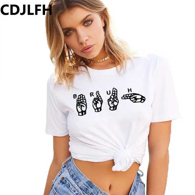 2018 Summer Leisure T Shirt Tops Cute Donuts Print Women's Tshirt Fashion Sexy O-neck Women T-shirts