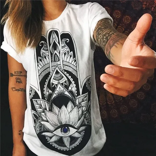 2018 Summer Leisure T Shirt Tops Cute Donuts Print Women's Tshirt Fashion Sexy O-neck Women T-shirts