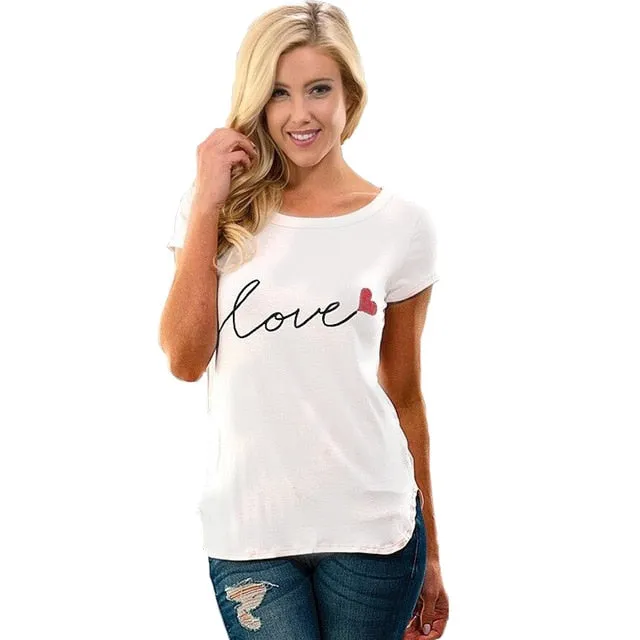 2018 Summer Leisure T Shirt Tops Cute Donuts Print Women's Tshirt Fashion Sexy O-neck Women T-shirts