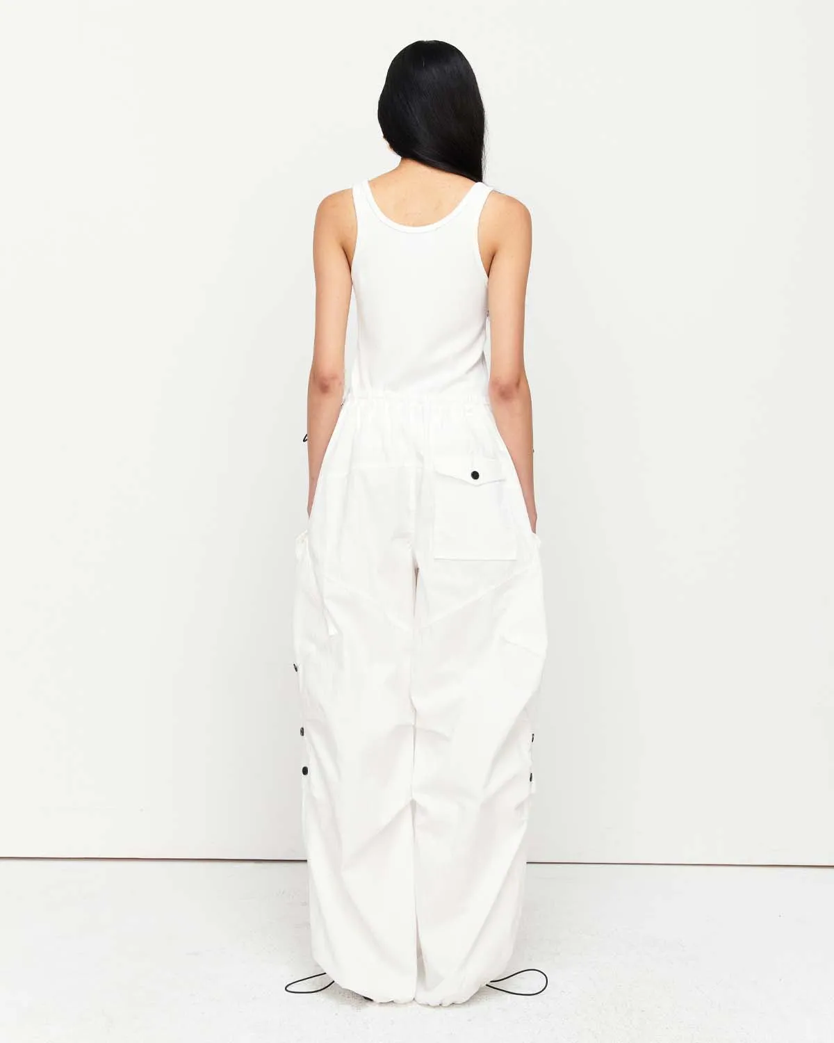 Abi Cargo Pant | White