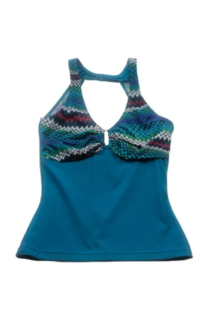 Adult Print Mesh Tank Top