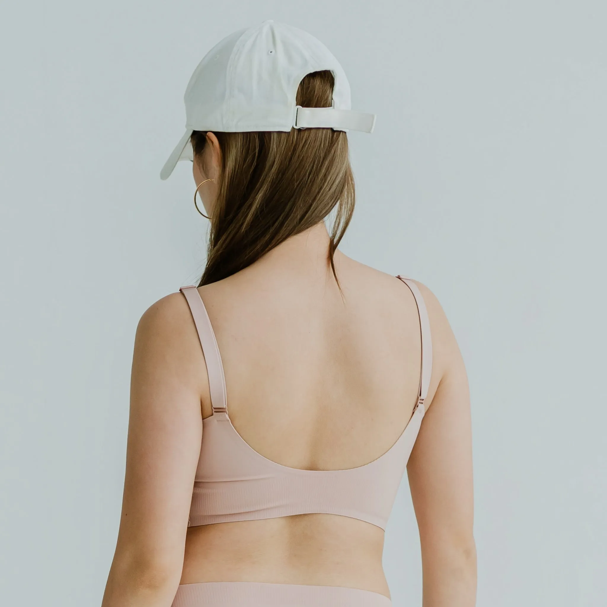 AIR-LEISURE Midi U-Back Seamless Bra in Pinkish Nude (Size XS & S Only)