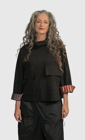 Alembika Urban Mix Stripes Pocket Top