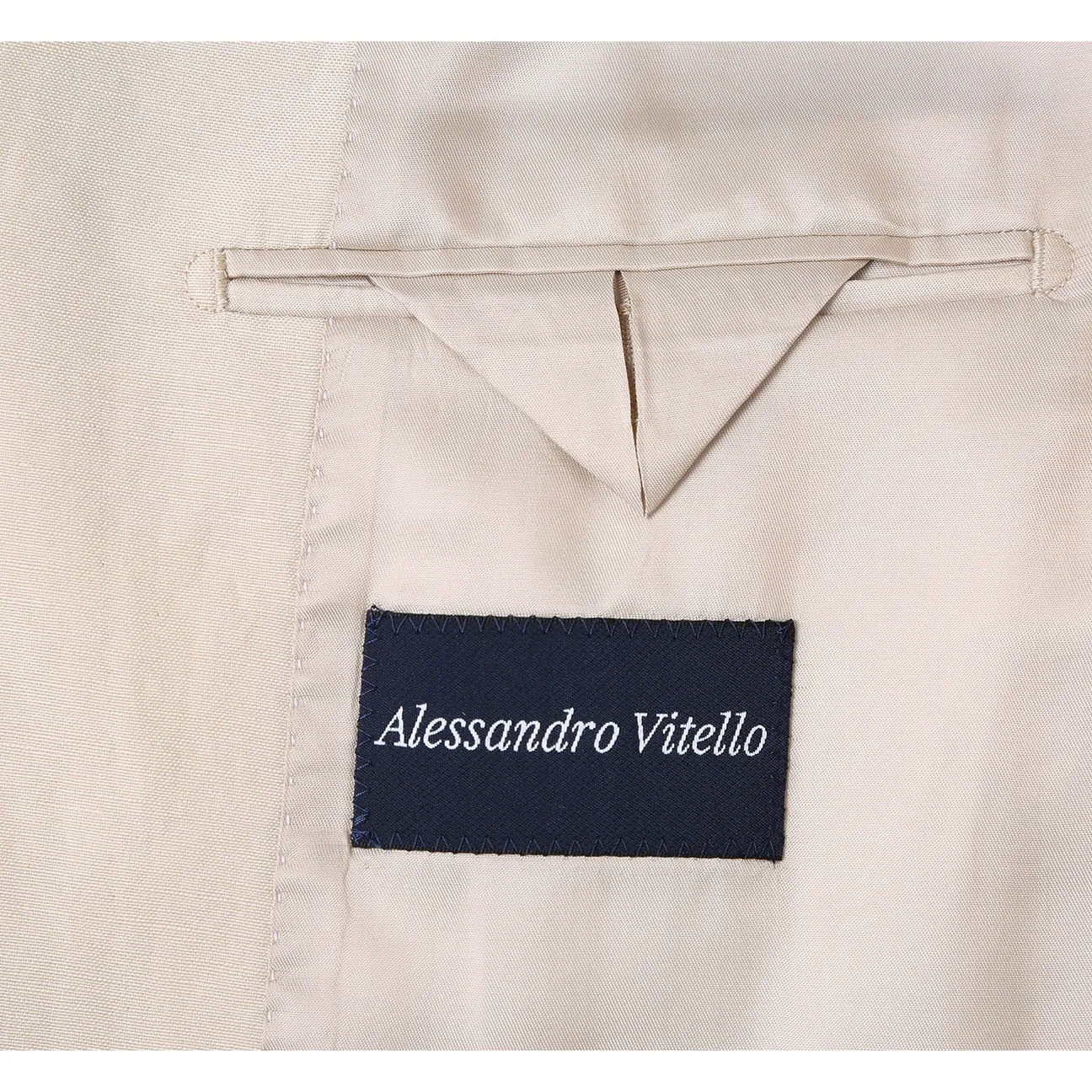 Alessandro Vitello by Renoir 2-Piece New Slim Fit Suit Tan 611-3