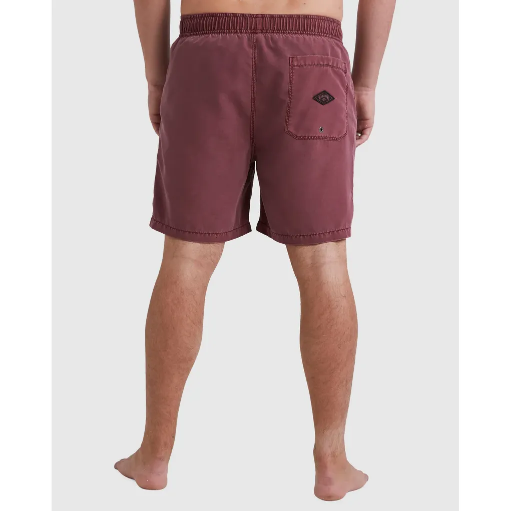 All Day Overdye Layback Boardshort - Brick