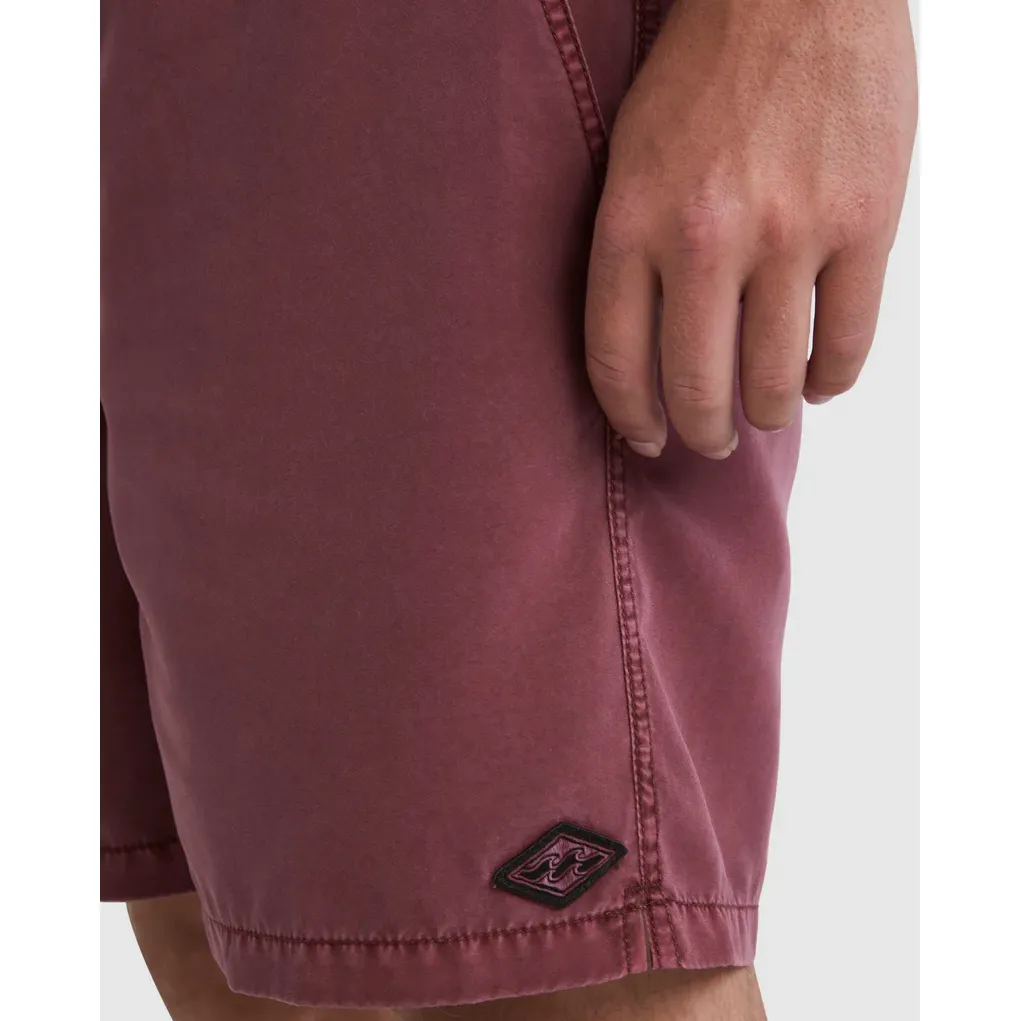 All Day Overdye Layback Boardshort - Brick