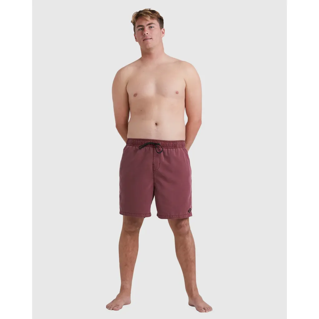 All Day Overdye Layback Boardshort - Brick