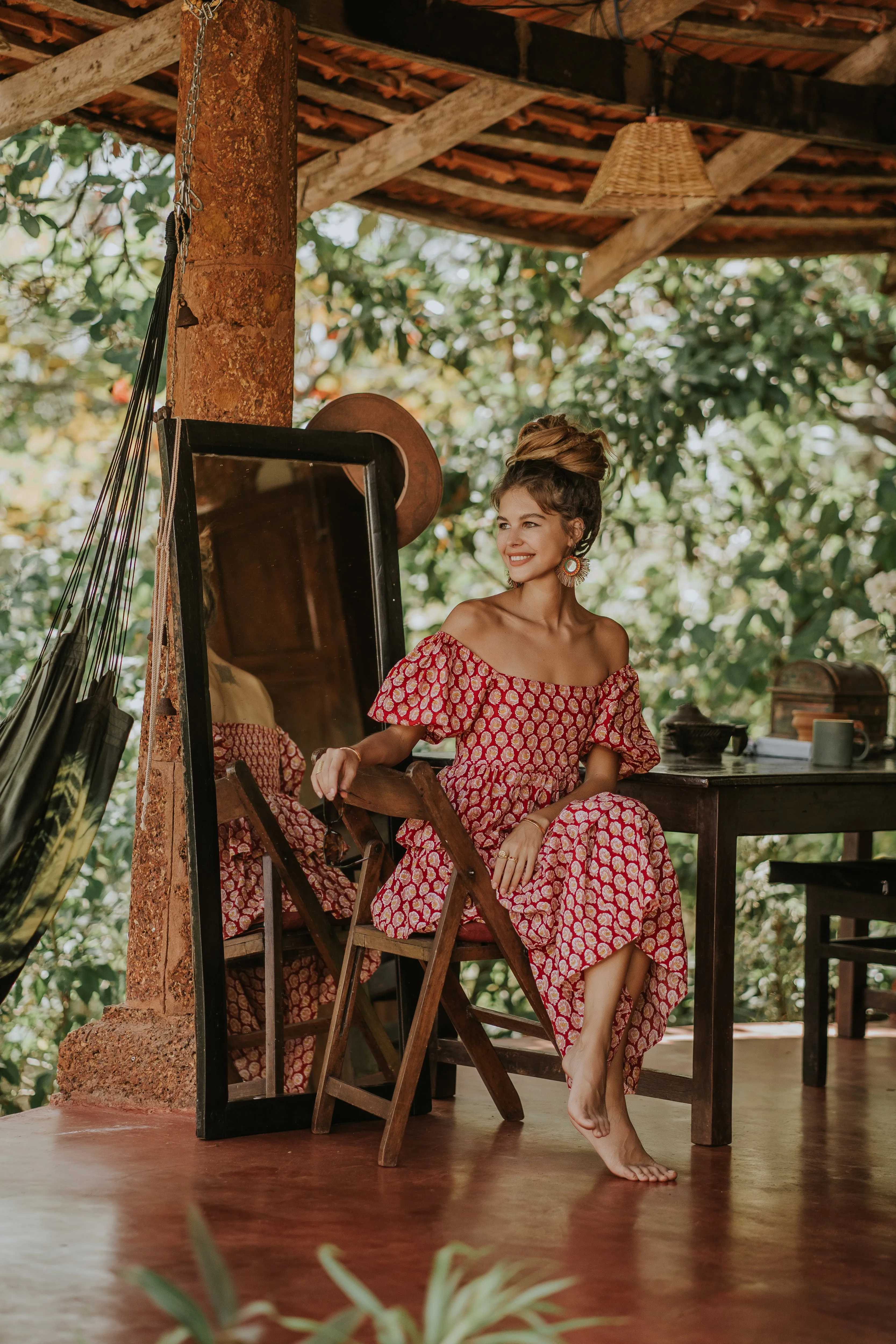 Amore Tiered Maxi Dress
