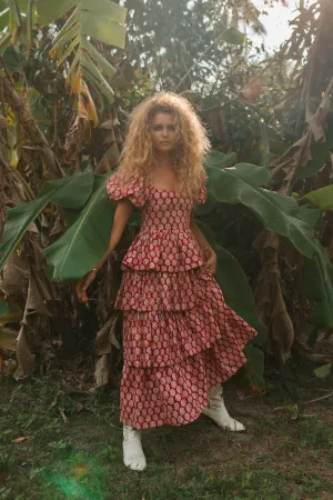 Amore Tiered Maxi Dress