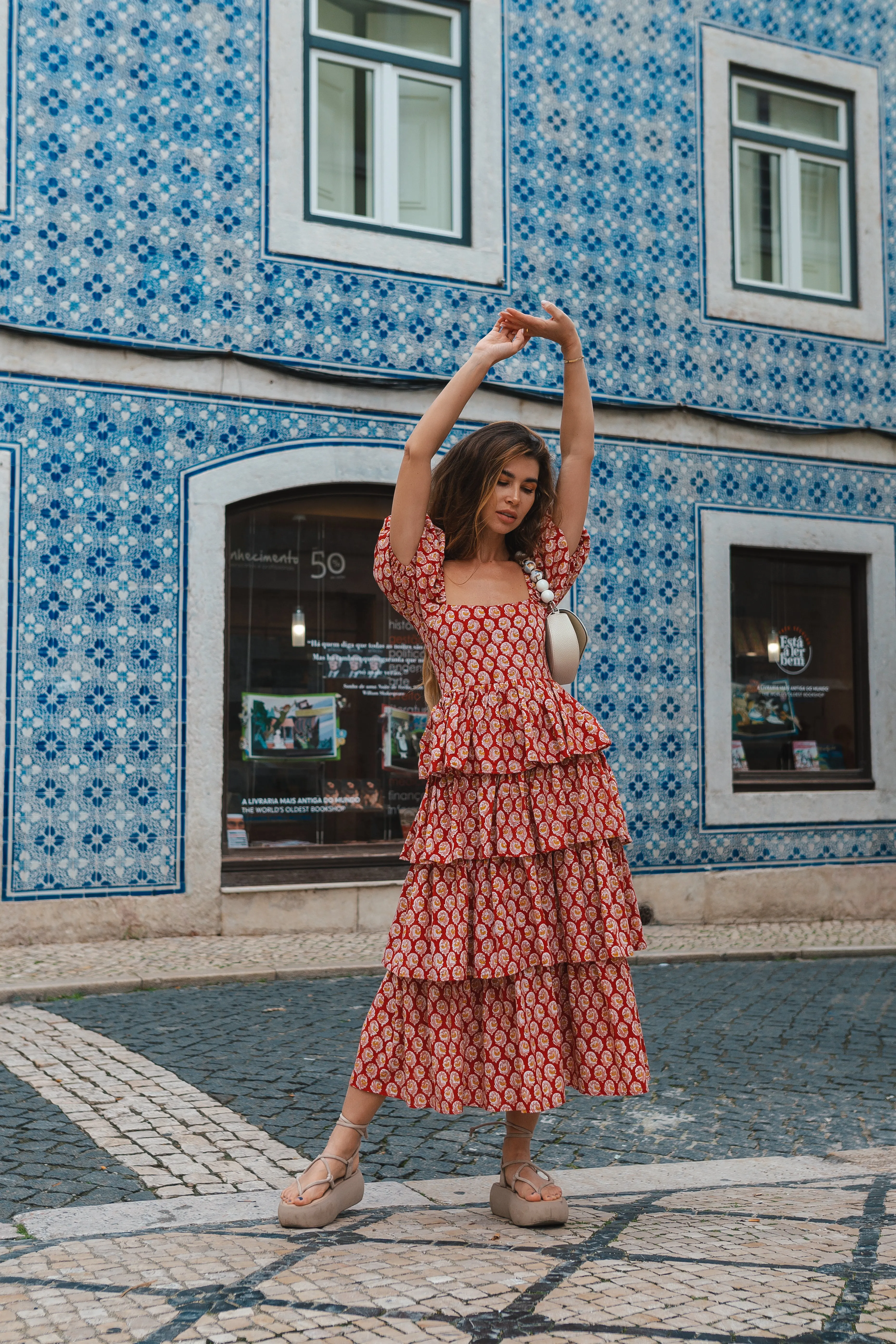 Amore Tiered Maxi Dress