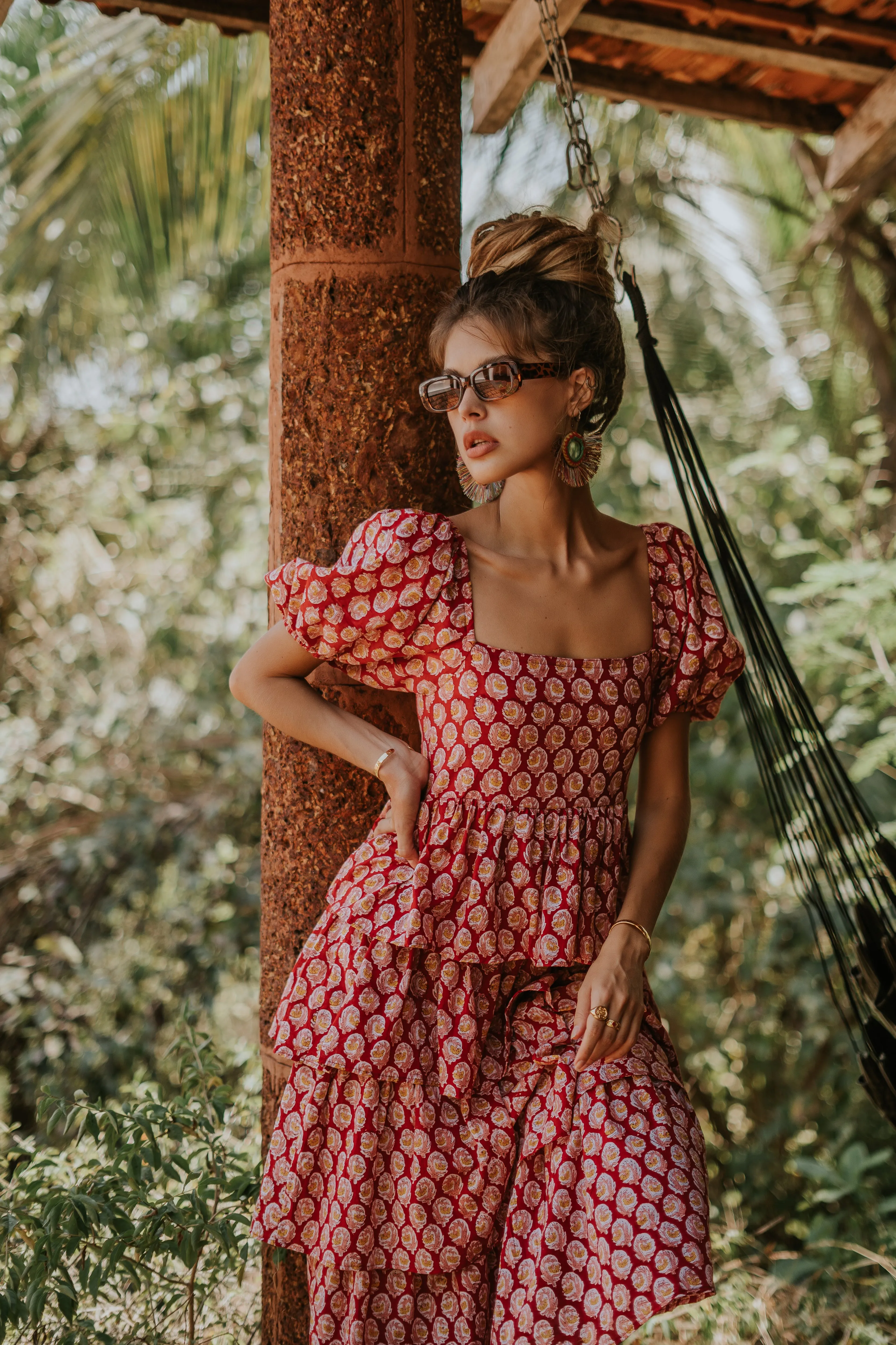 Amore Tiered Maxi Dress