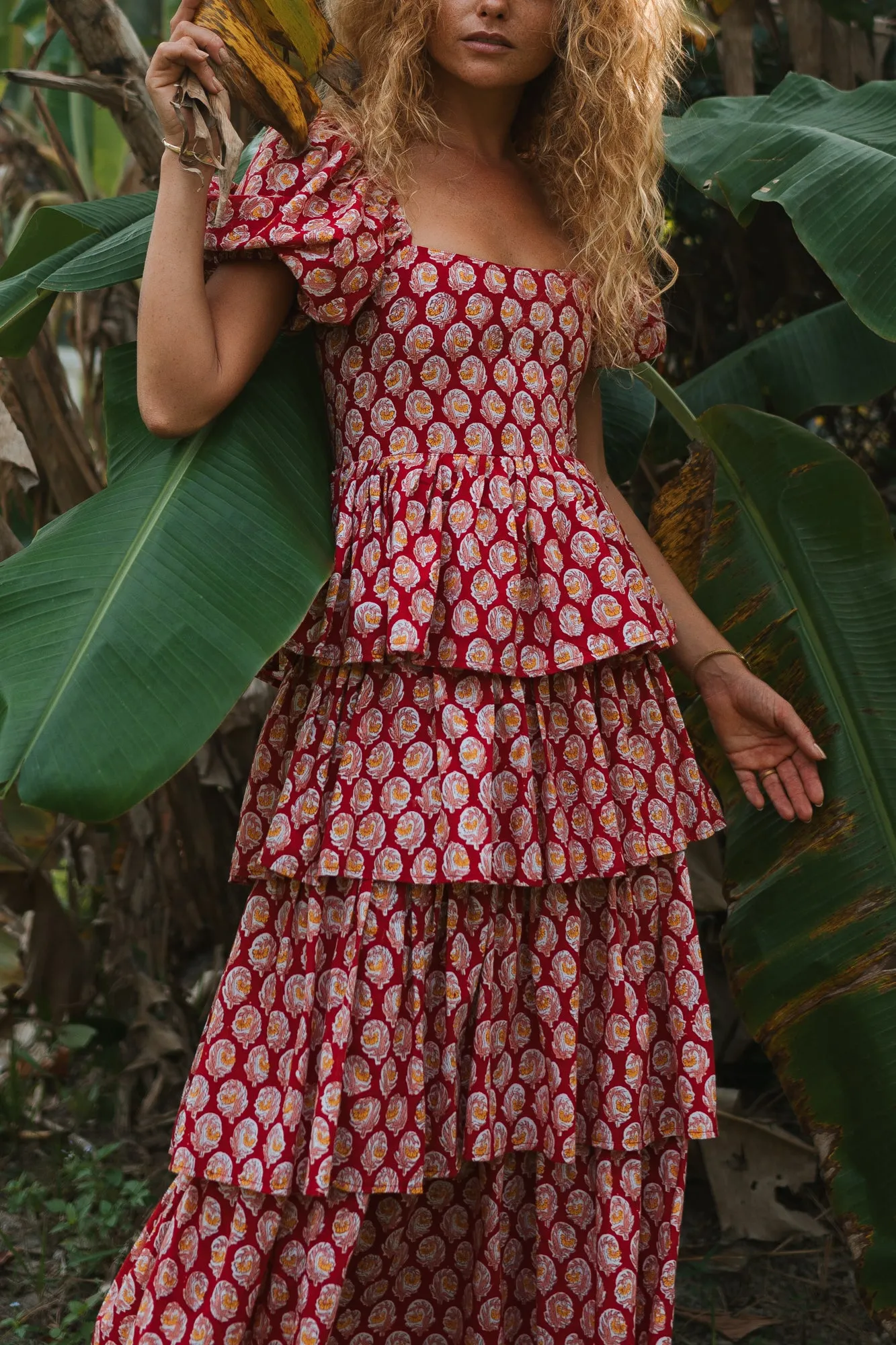 Amore Tiered Maxi Dress