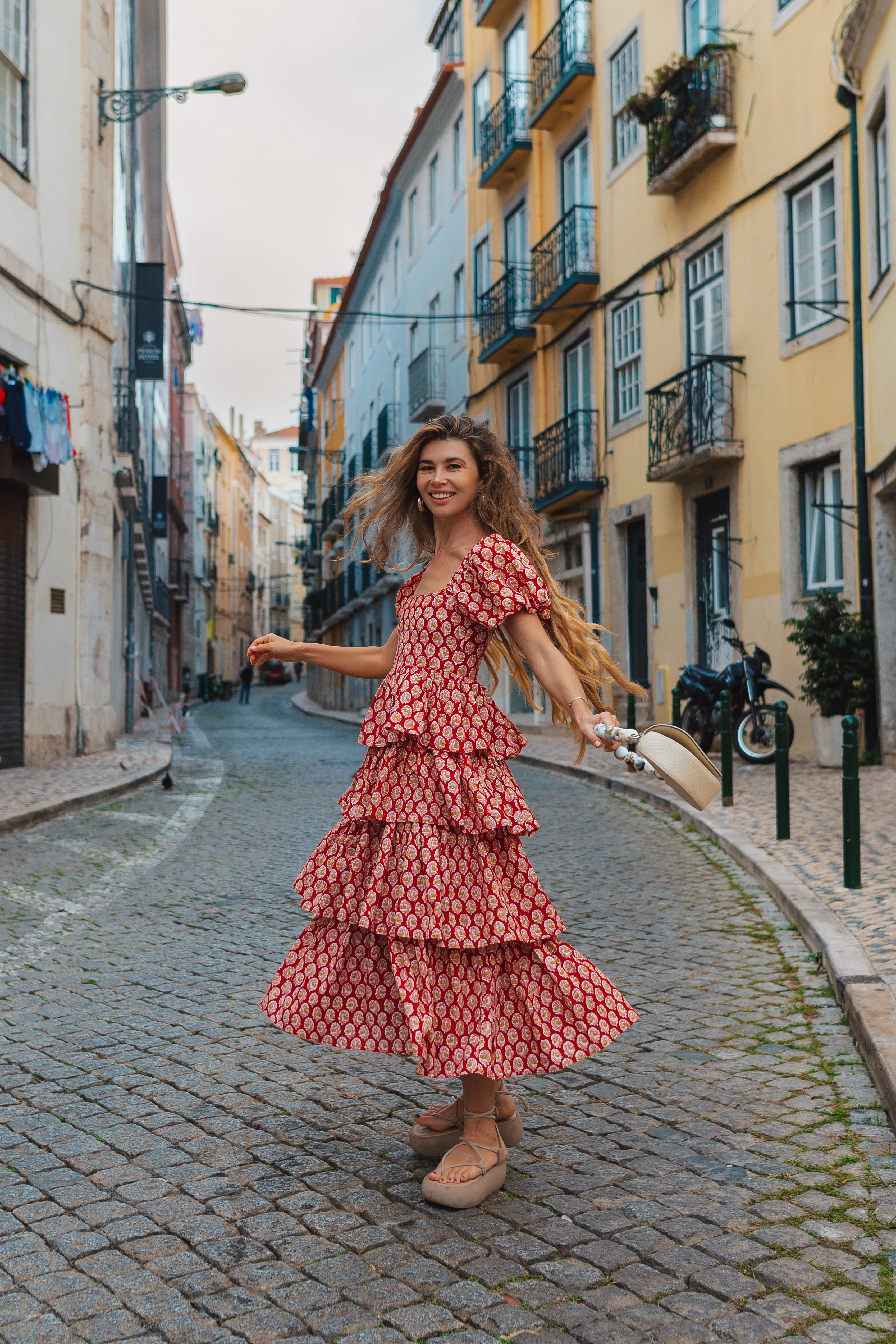 Amore Tiered Maxi Dress