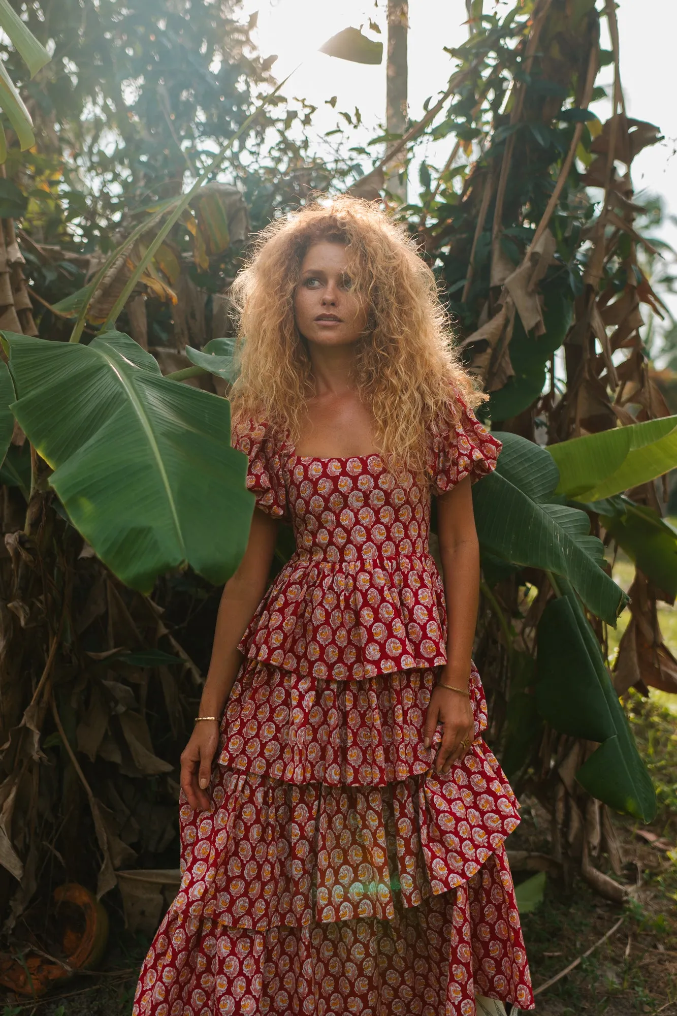 Amore Tiered Maxi Dress