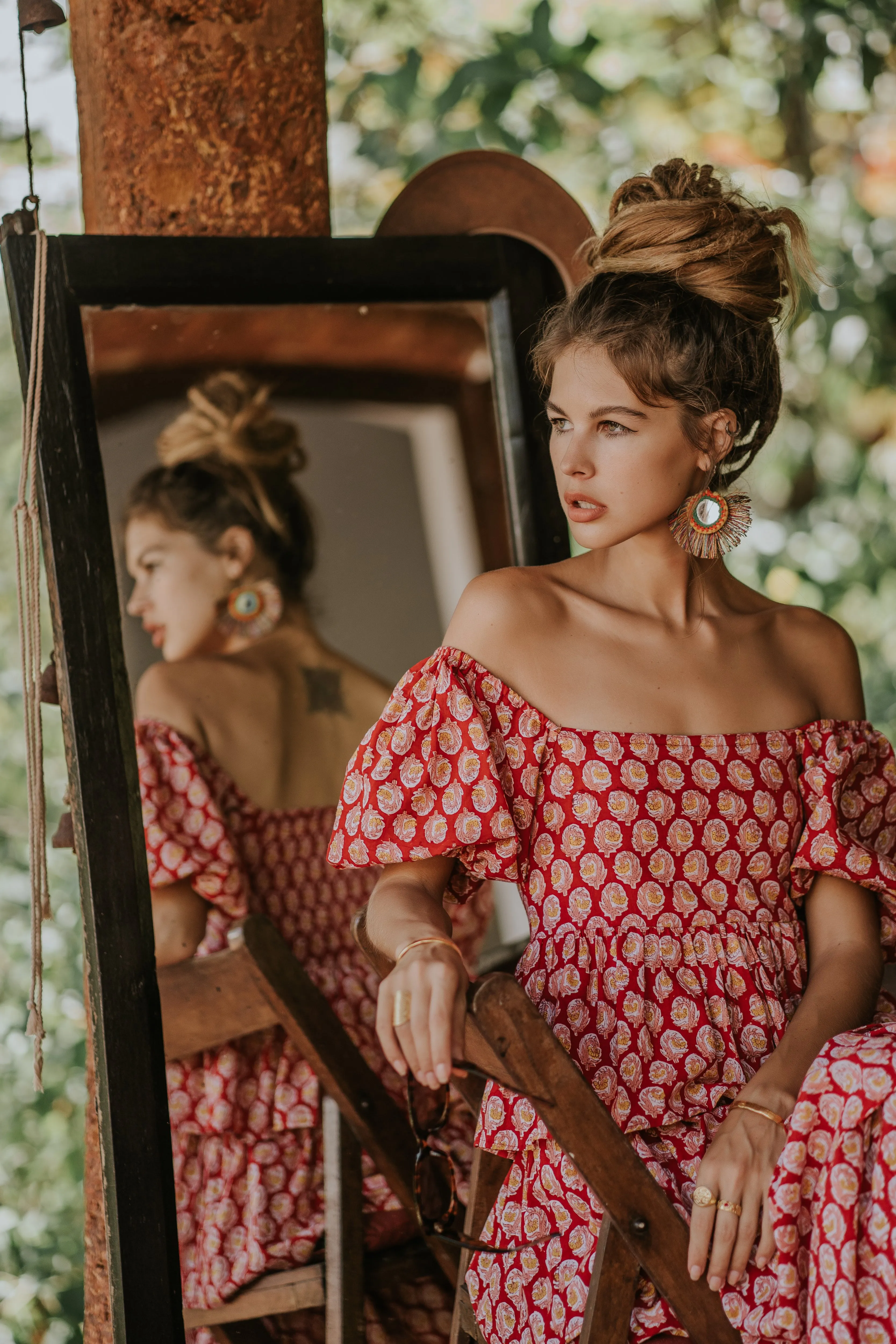 Amore Tiered Maxi Dress