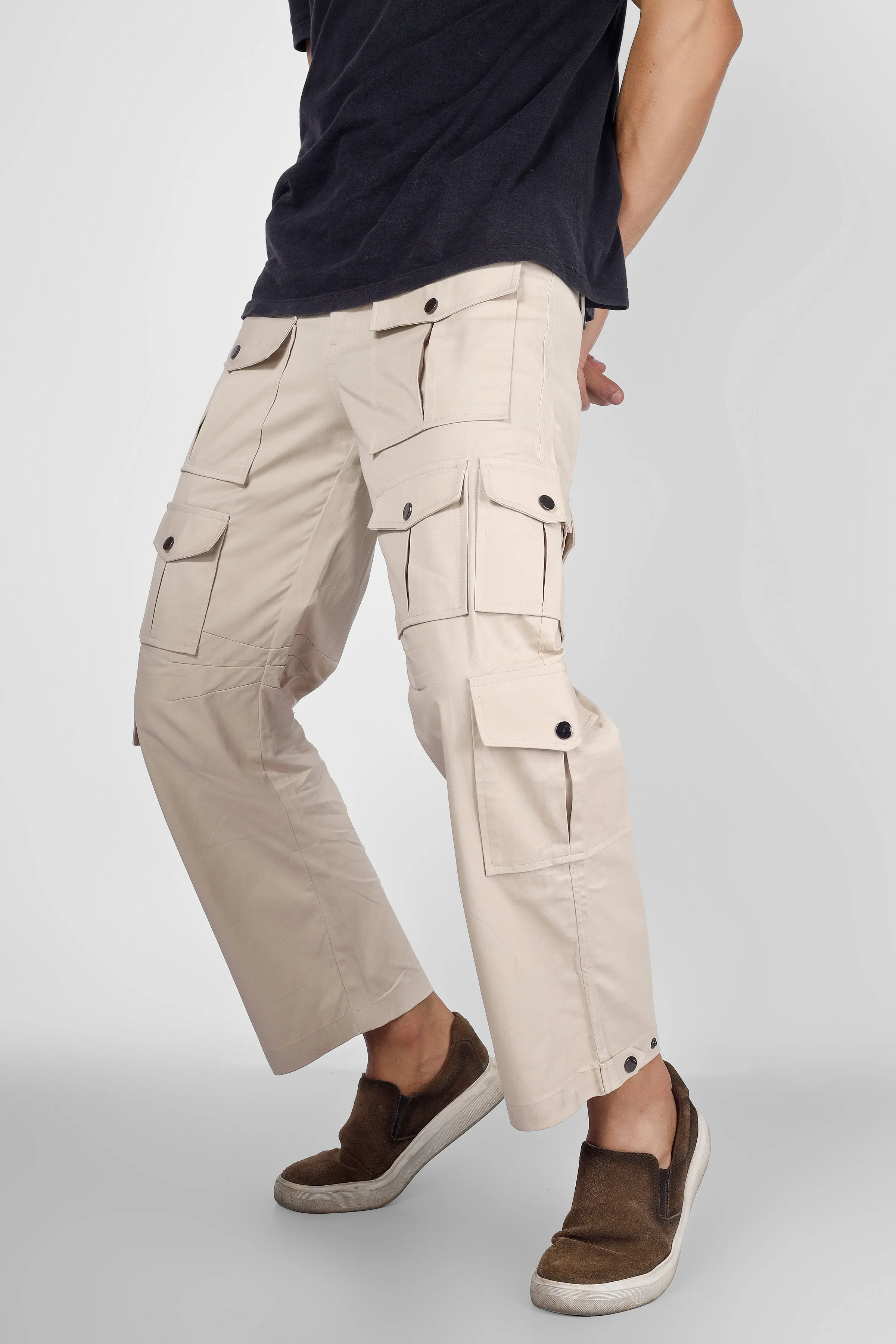 Arcadia White 14 Pocket Cargo pants