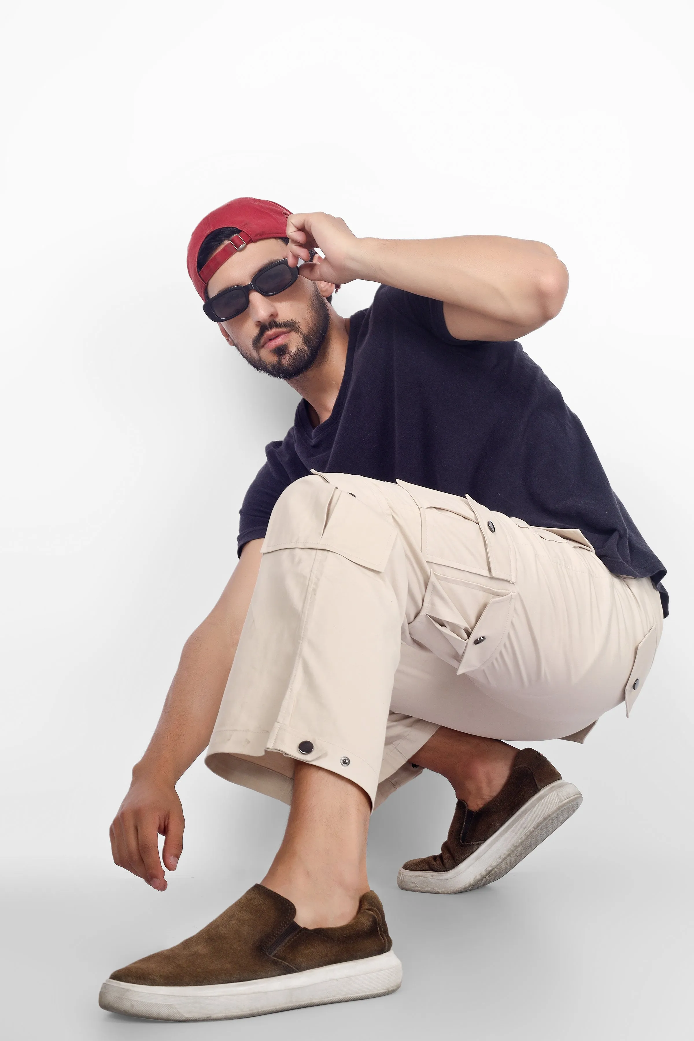 Arcadia White 14 Pocket Cargo pants