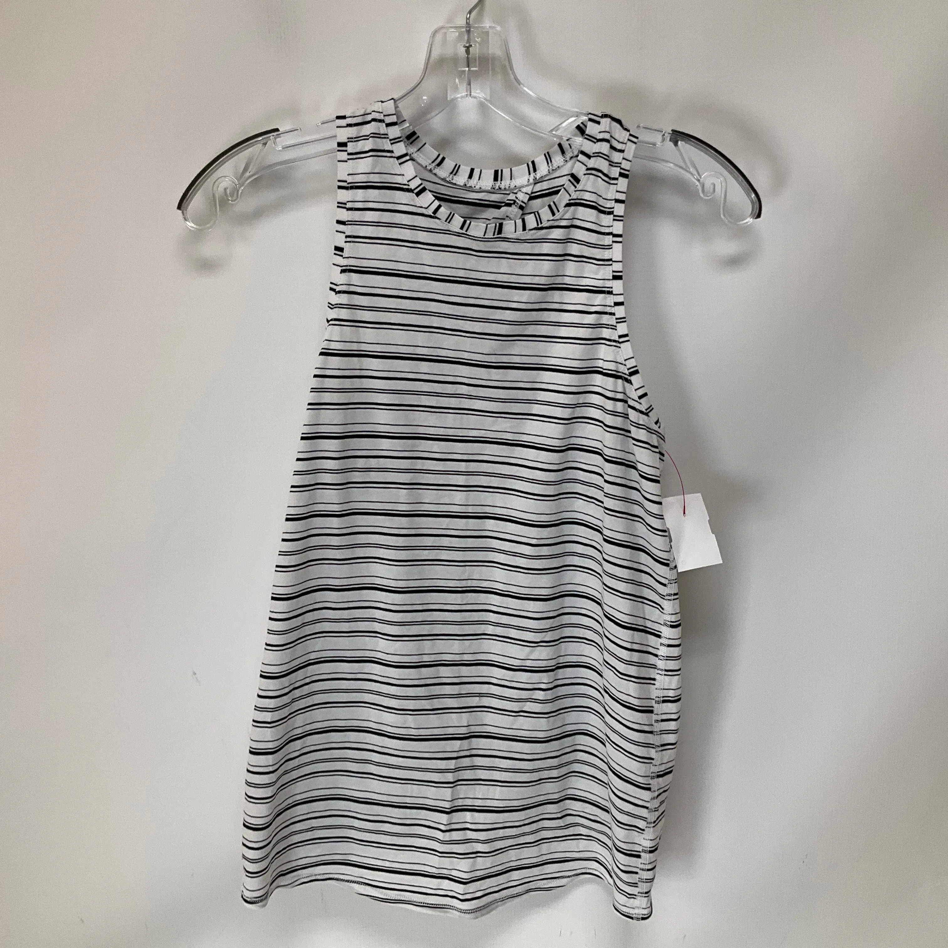 Athletic Tank Top By Lululemon In Striped Pattern, Size: S