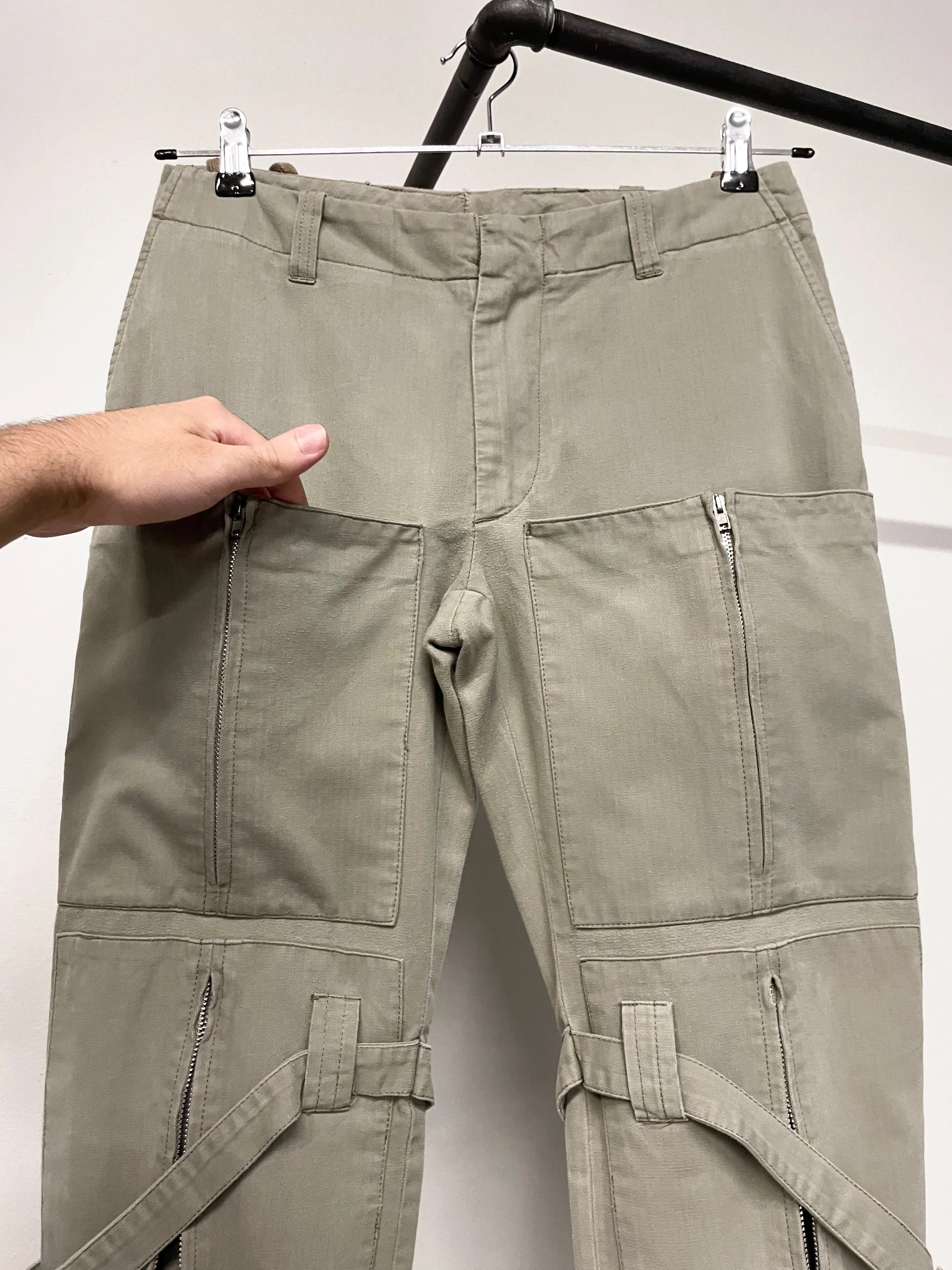 AW1999 Helmut Lang Astro biker zipper cargo pants