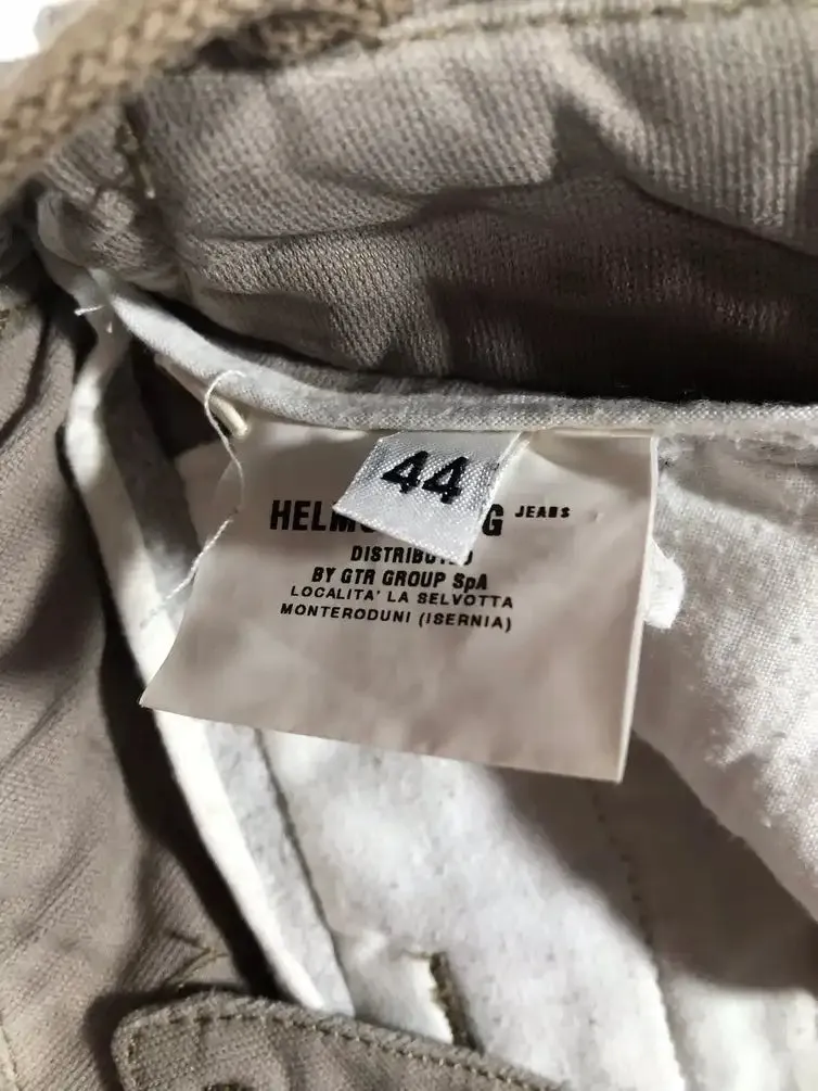 AW1999 Helmut Lang Astro biker zipper cargo pants
