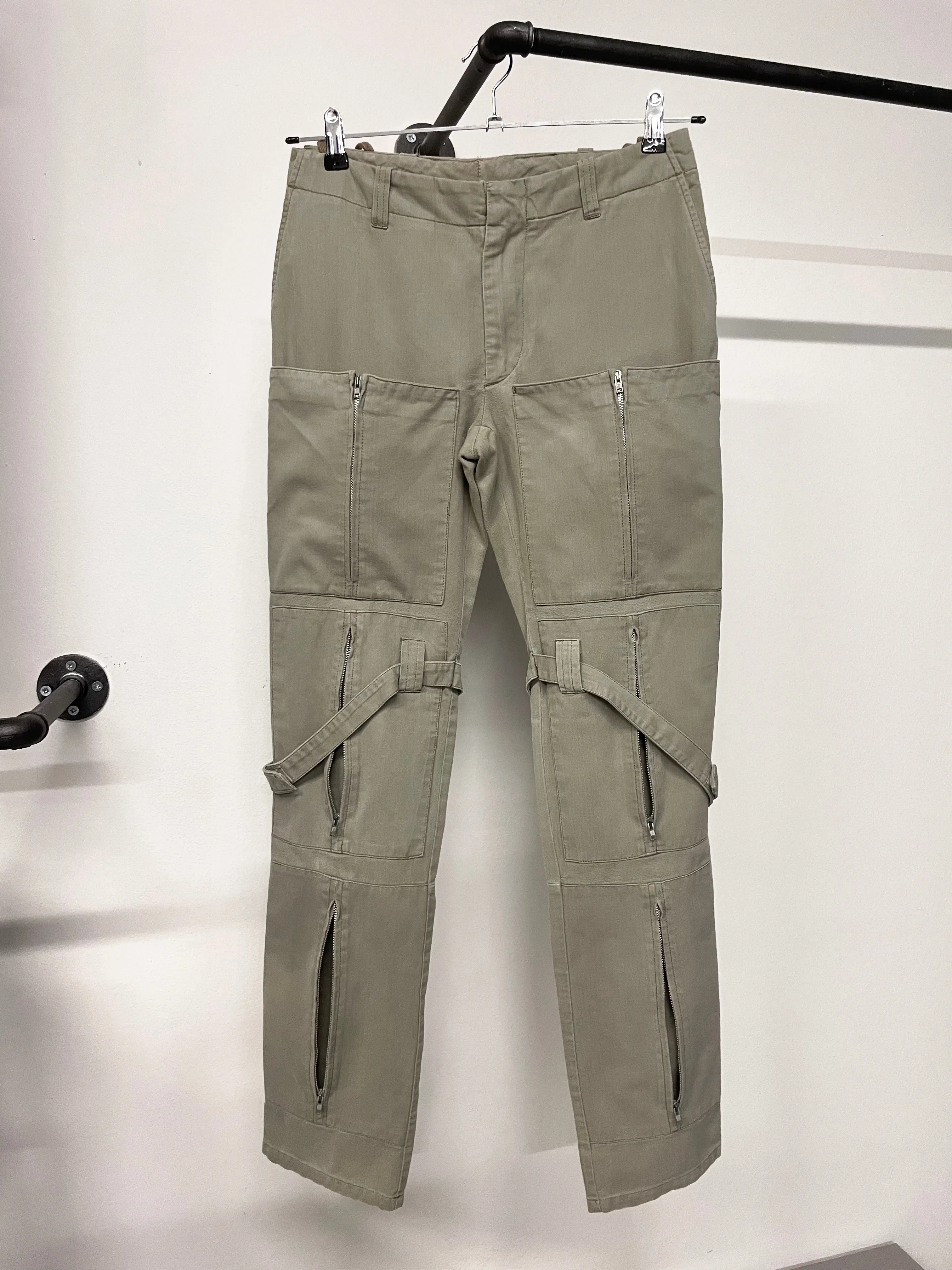 AW1999 Helmut Lang Astro biker zipper cargo pants