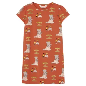 Babar Flamingo Kids Dress - Elephants Wedding