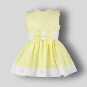 Baby Girl Lemon Yellow Summer Dress