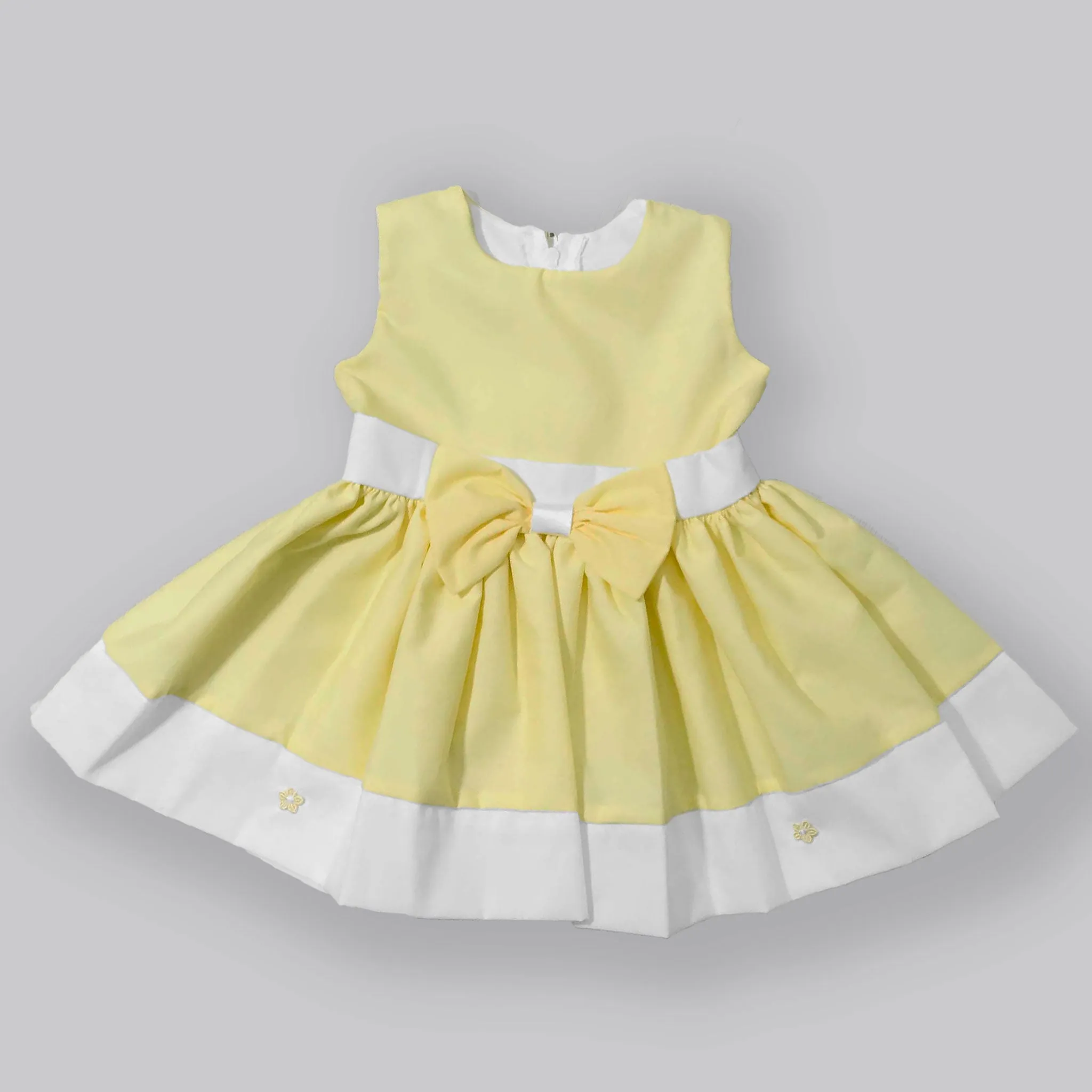 Baby Girl Lemon Yellow Summer Dress