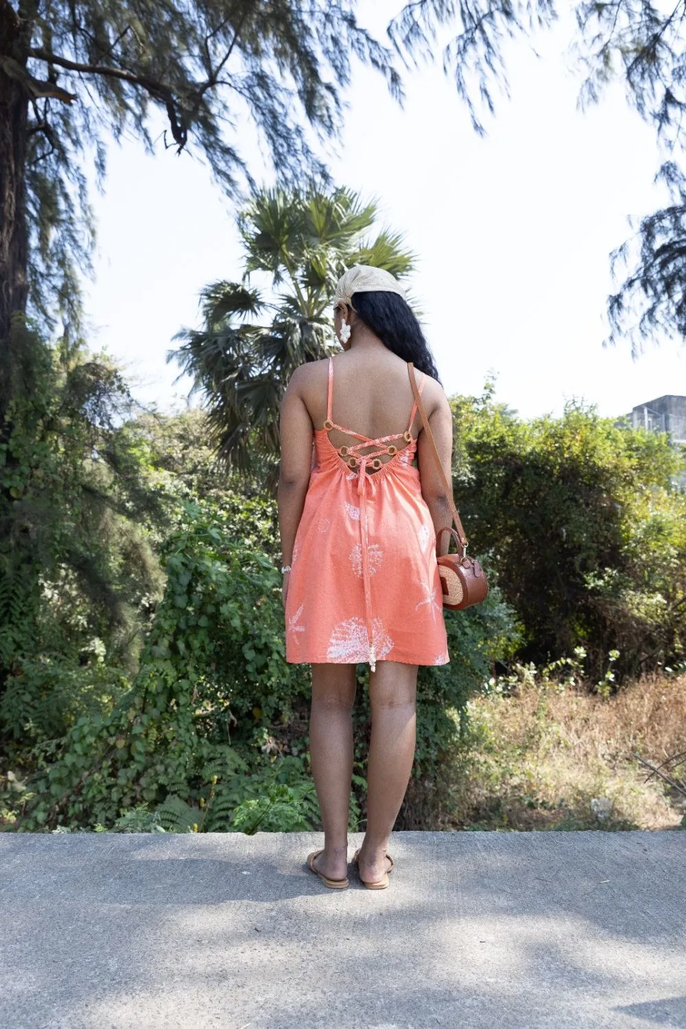 BACKLESS BEACH DRESS