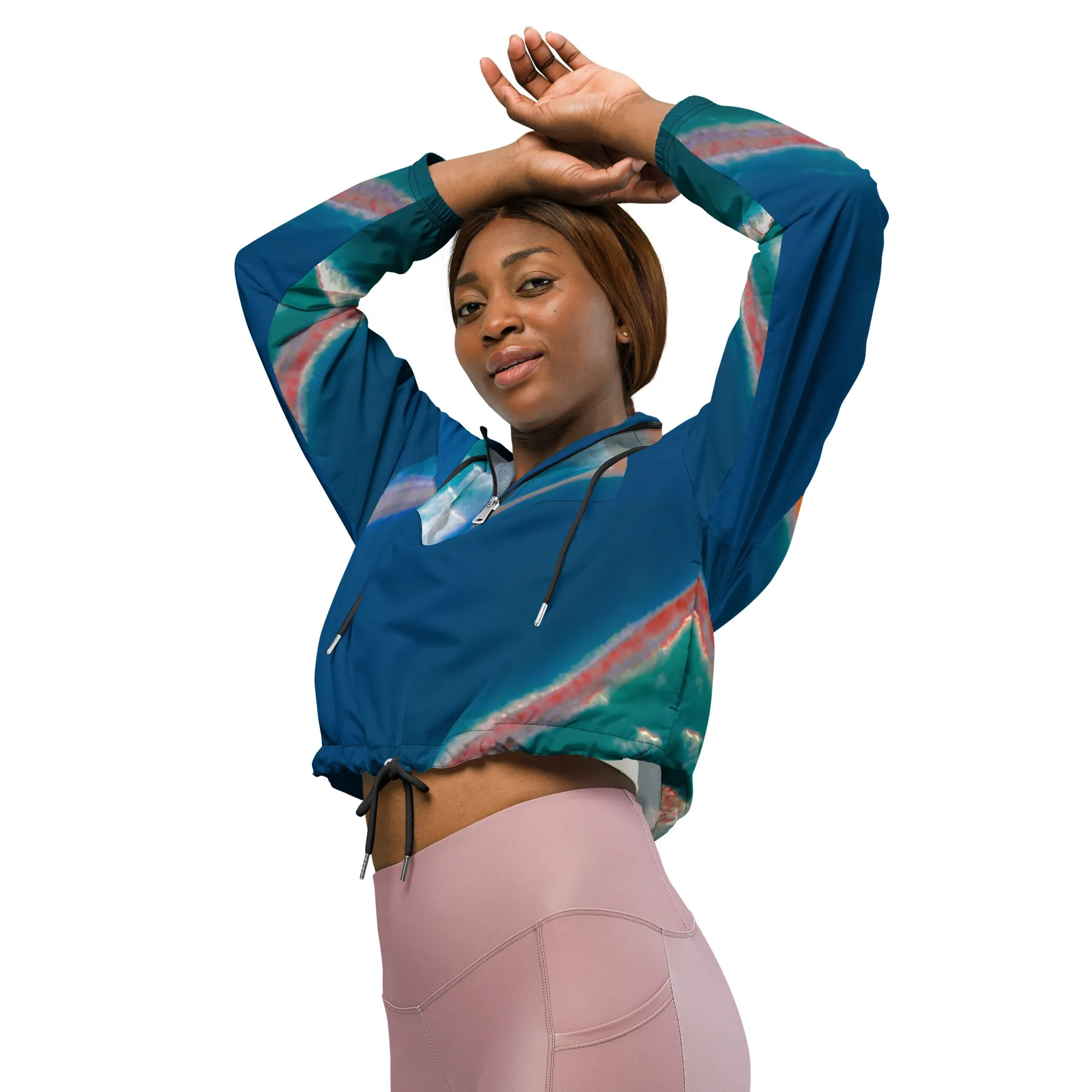 Bay Jetties Women’s Cropped Windbreaker