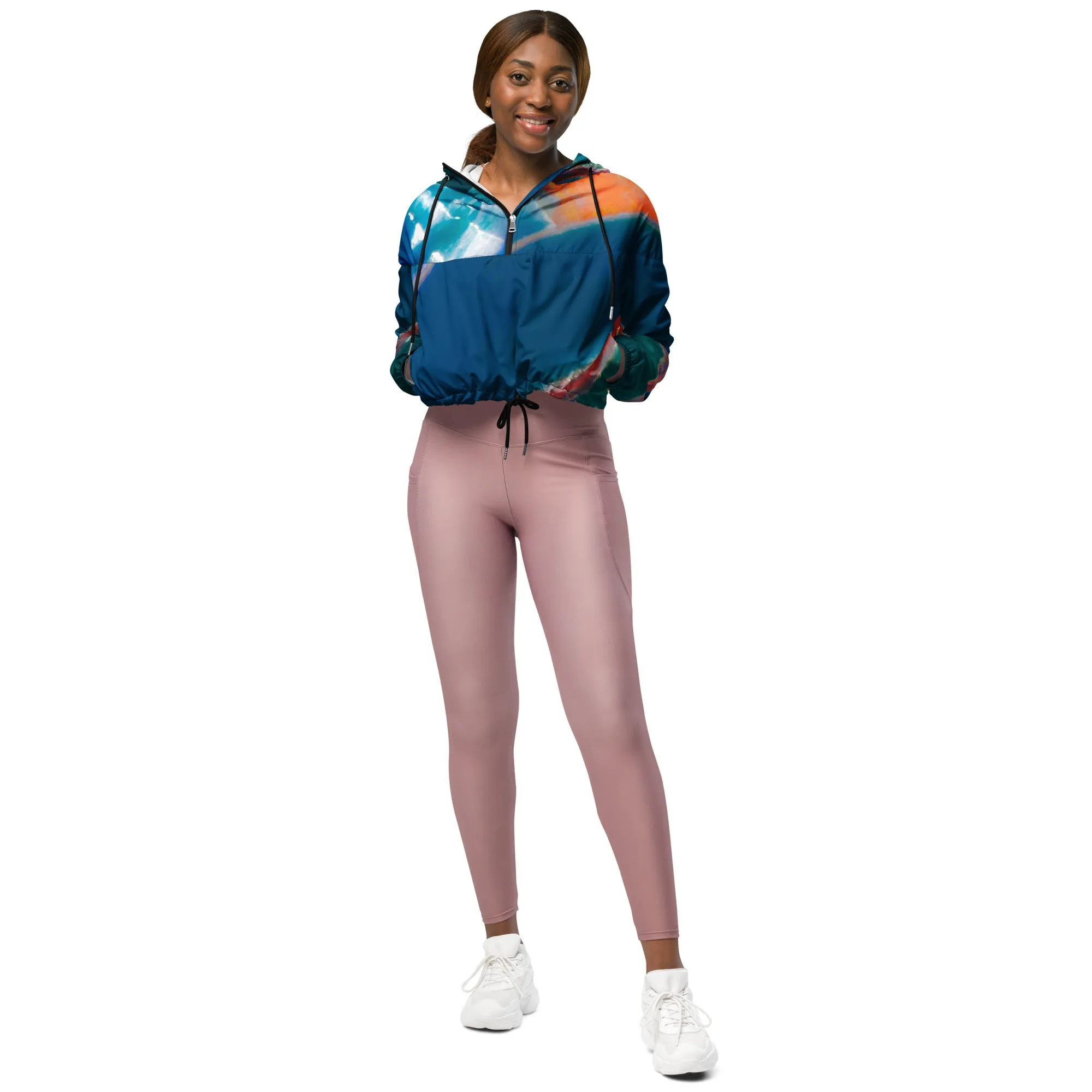 Bay Jetties Women’s Cropped Windbreaker