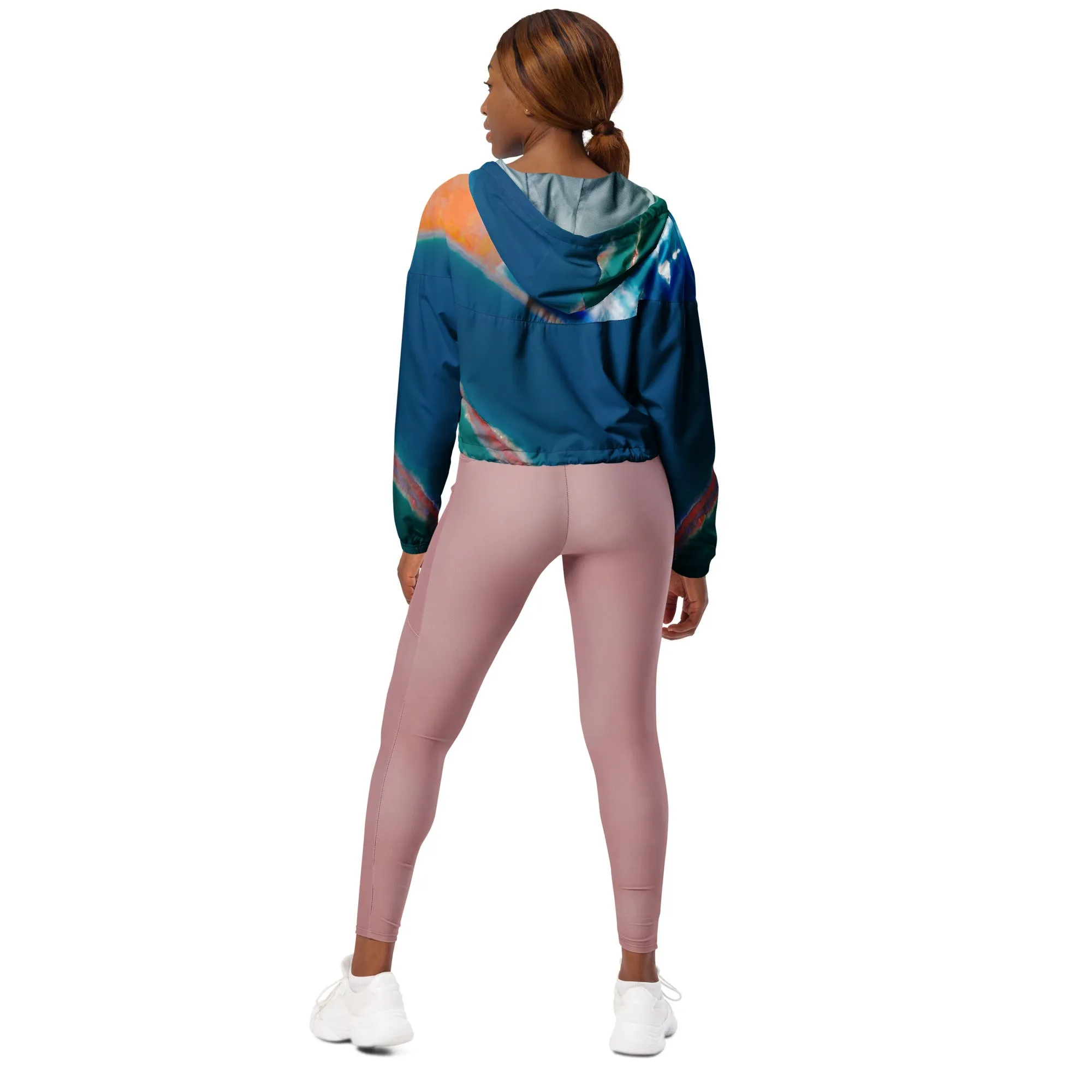Bay Jetties Women’s Cropped Windbreaker