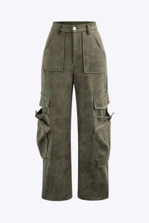 Blanca - Trendy Suede Touch Woman's Cargo Pants