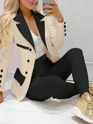 Blazer Clásico de Manga Larga para Mujer