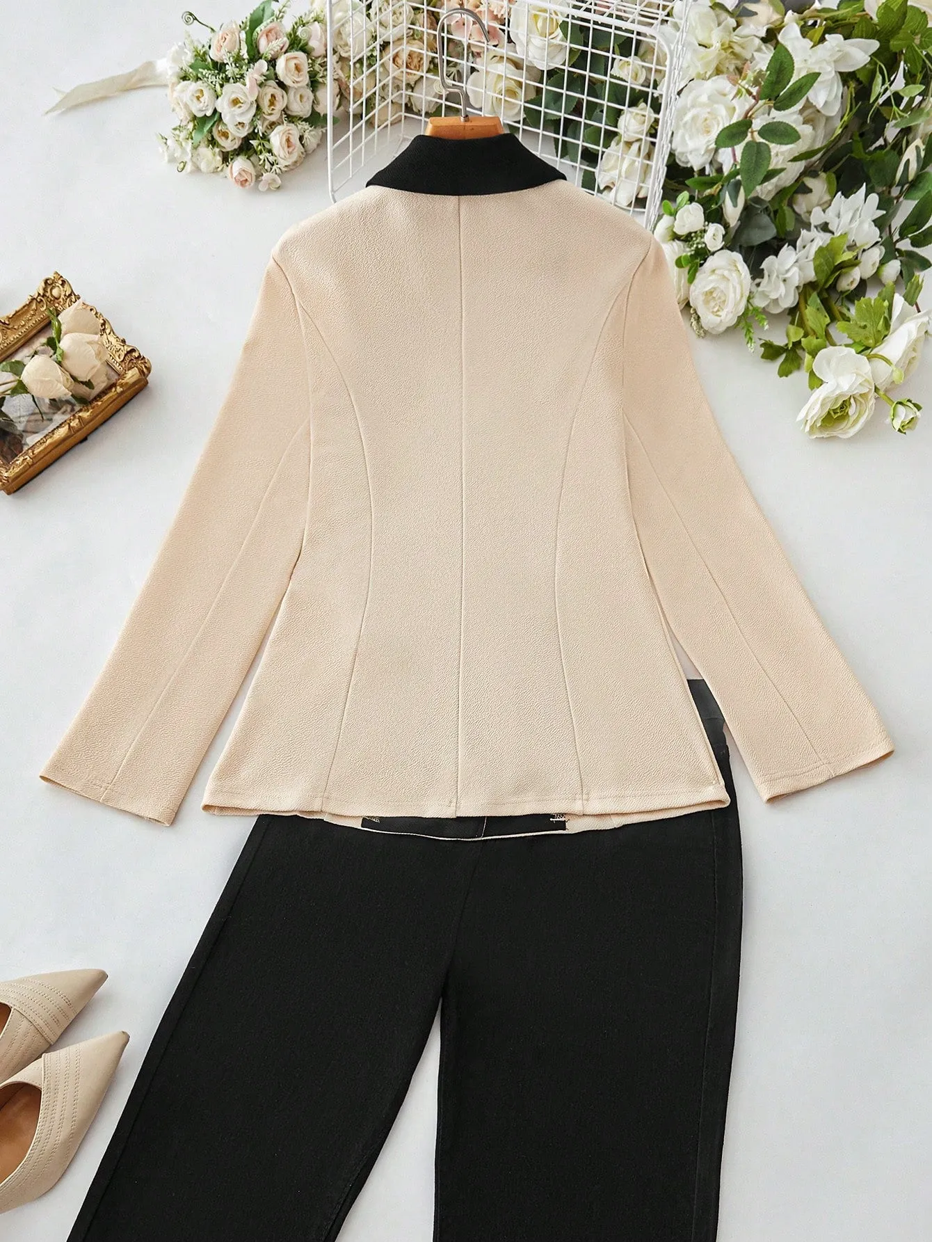 Blazer Clásico de Manga Larga para Mujer
