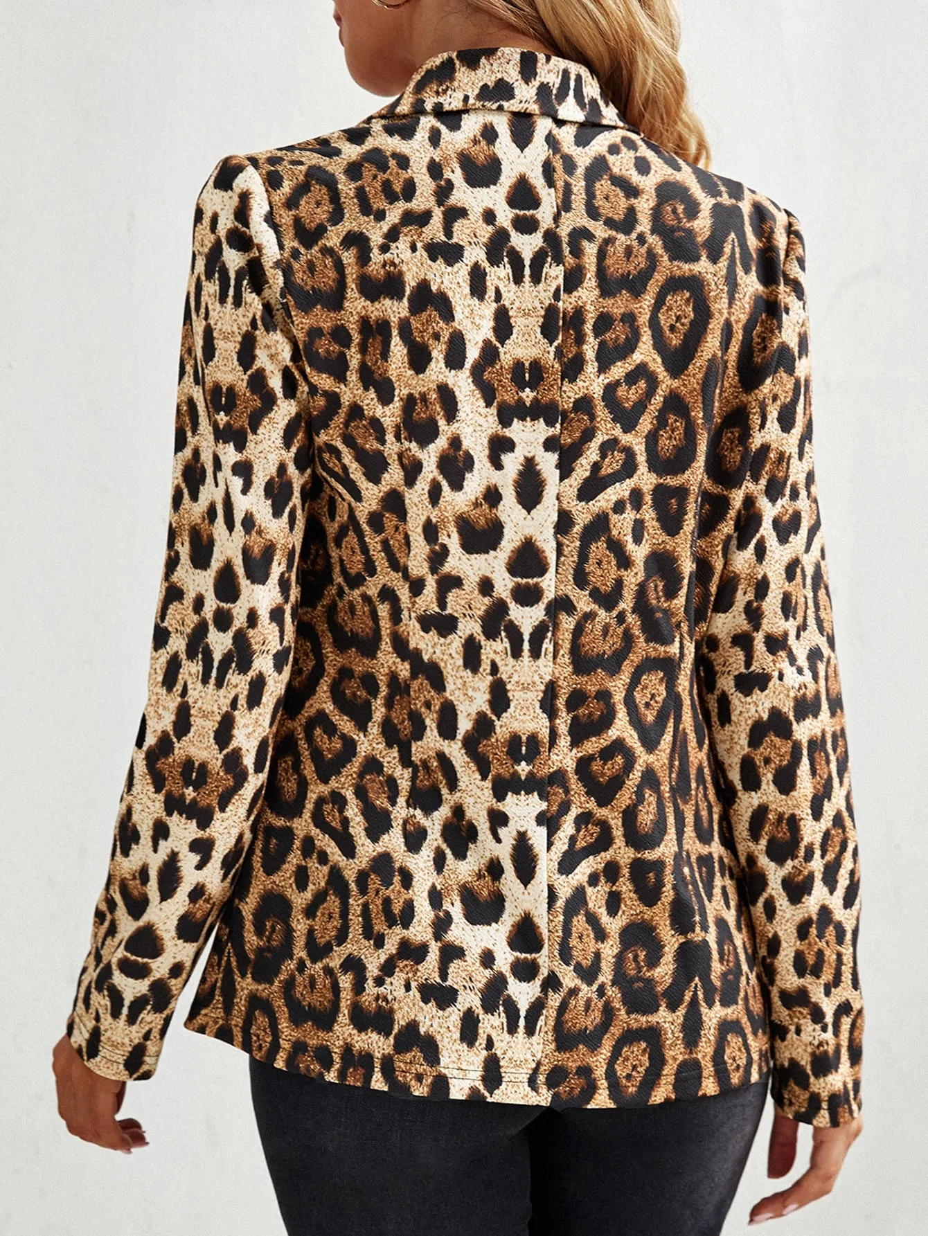 Blazer de Leopardo Clásico - Cherry Vibes