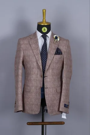Blazer Marron Clair Motif