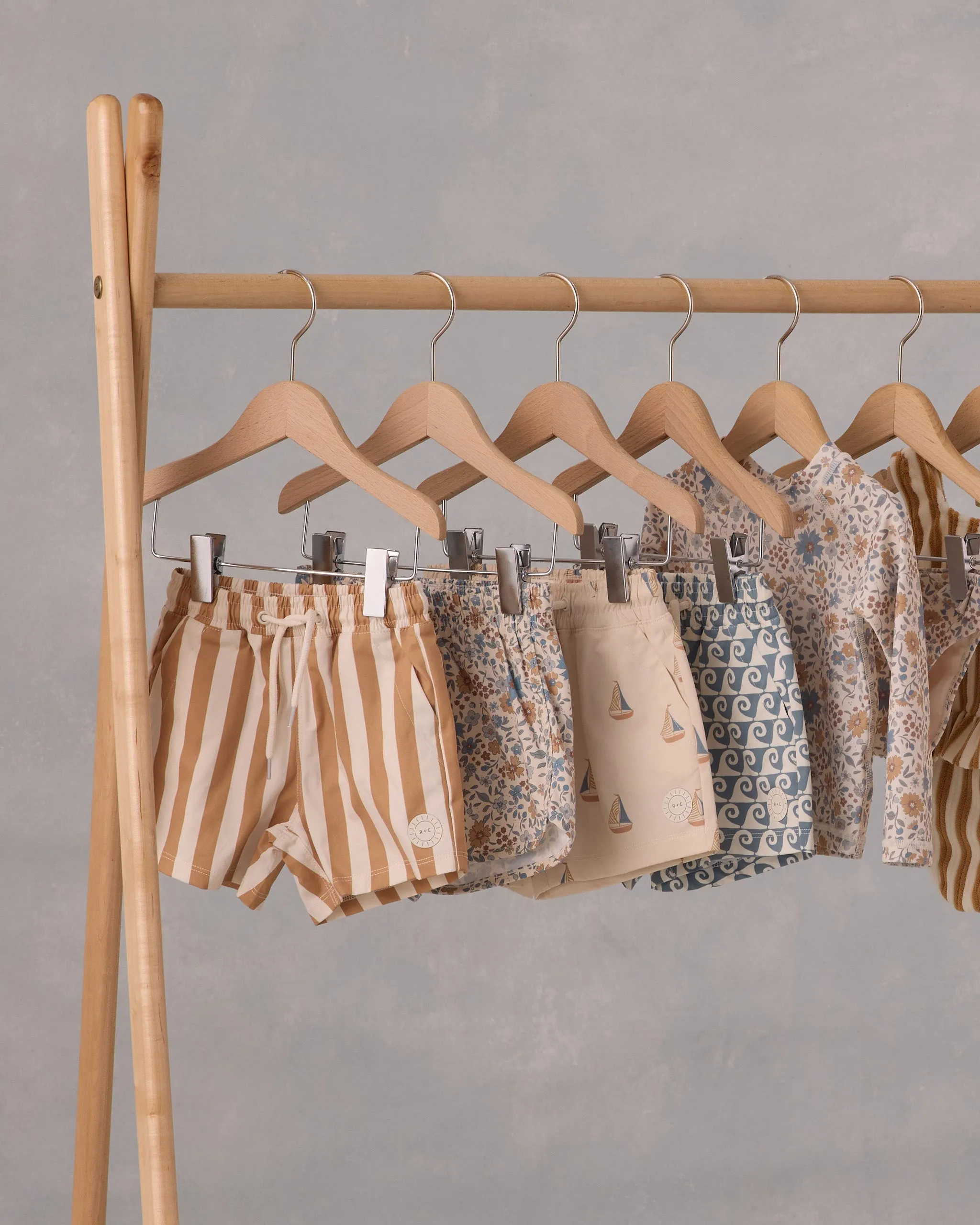 Boardshort || Marigold Stripe