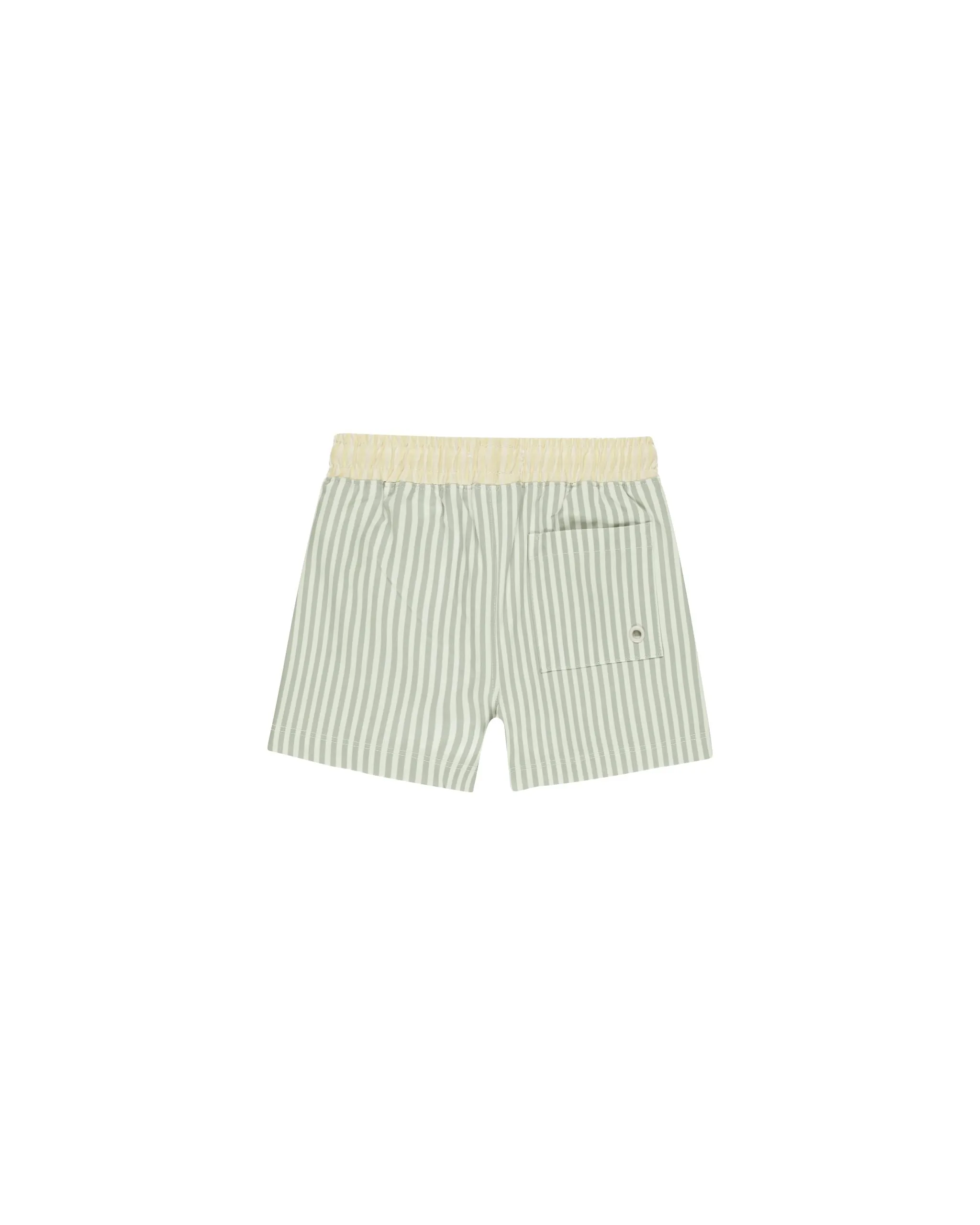Boardshort || Sage Stripe