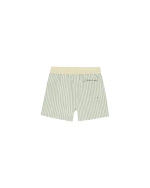 Boardshort || Sage Stripe