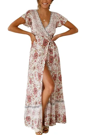 Bohemia Split Front Summer Beach Long Dresses