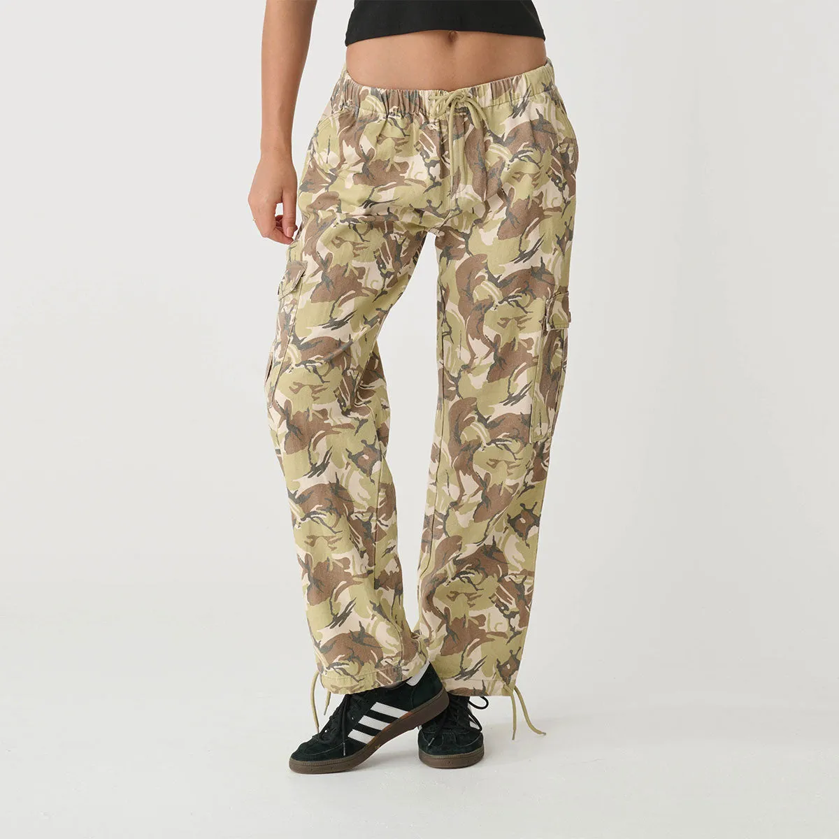 Camo Cargo Pant - Beige