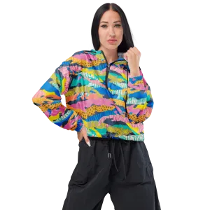 Camo-Flash Women’s cropped windbreaker