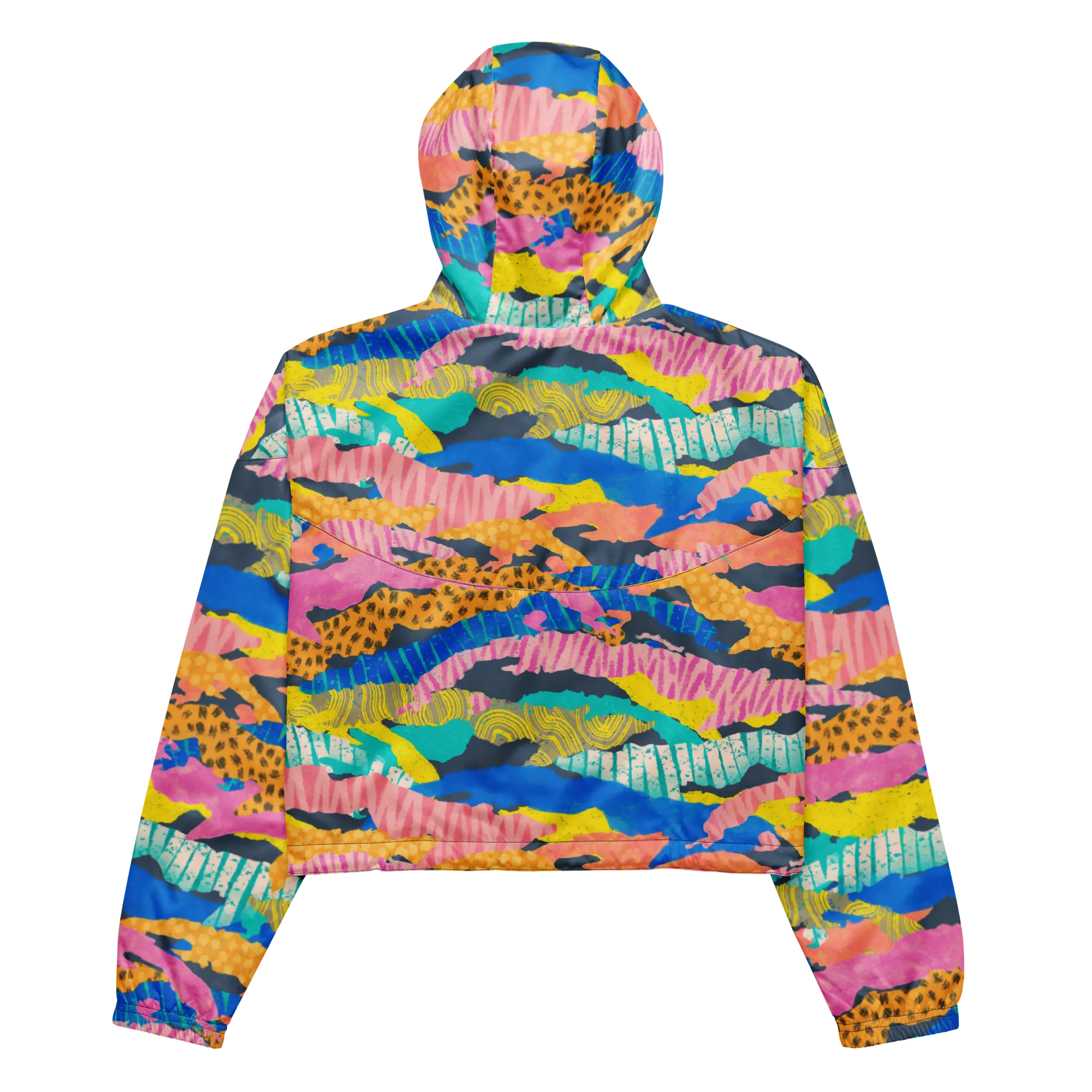 Camo-Flash Women’s cropped windbreaker